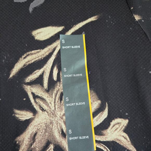 All in Motion Polo Shirt Mens Moisture Wicking Floral Golf Shirt Small 0611 - Picture 4 of 10